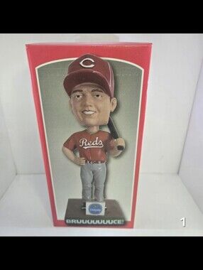 Cincinnati Reds Bruuuuuuce Bobblehead - Red/Gray